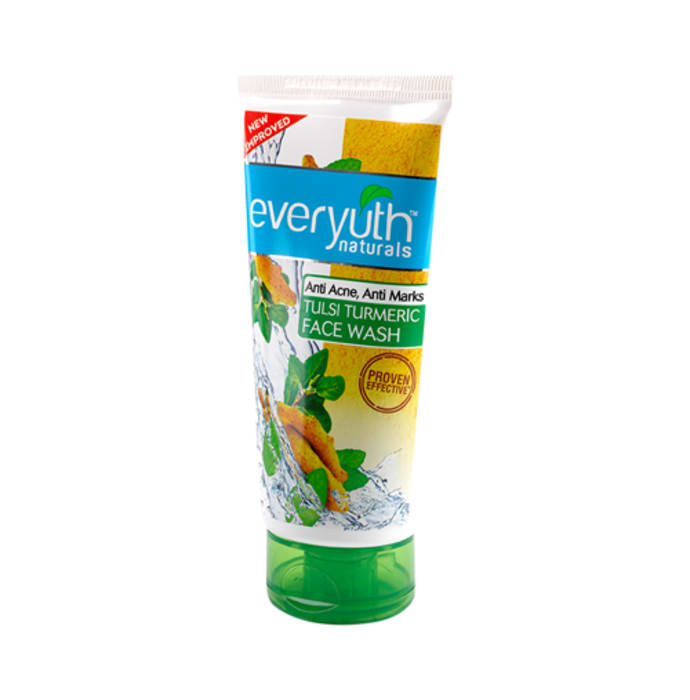 Everyuth naturals anti acne, anti marks tulsi turmeric face wash